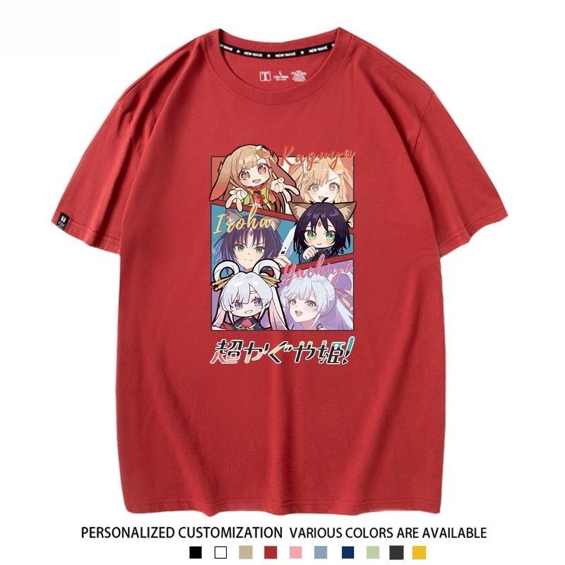 超時空輝耀姬 2026親子情侶男女同款 印花短袖T恤