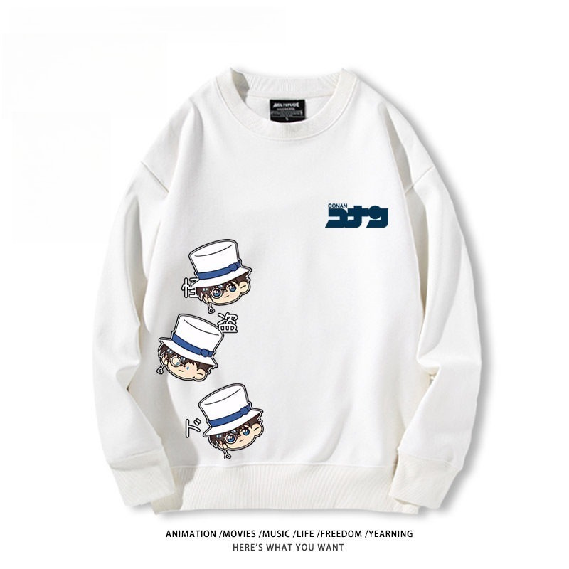 名偵探柯南 聯名親子情侶裝 圓領長袖