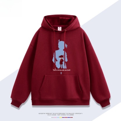 名偵探柯南 聯名衛衣新款 親子情侶裝連帽衛衣