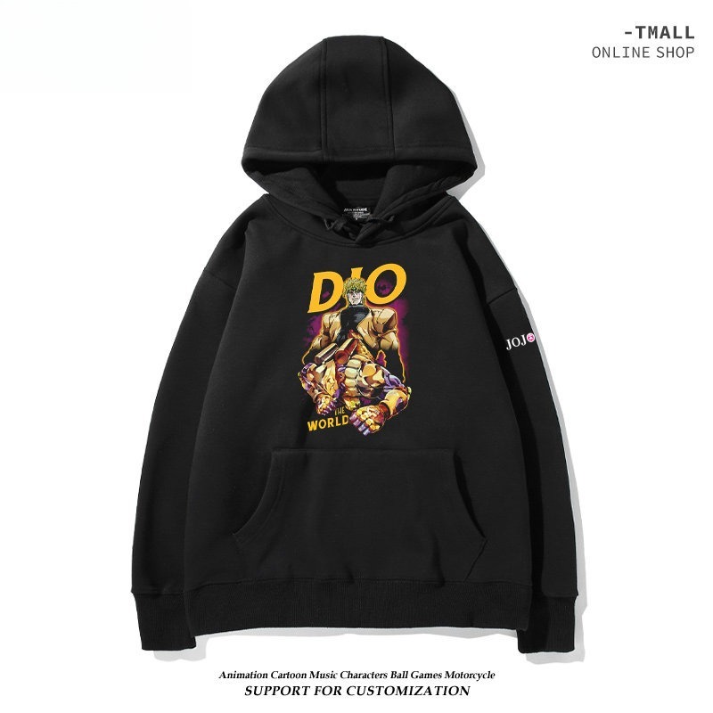 JOJO的奇妙冒險 親子情侶男女連帽衛衣