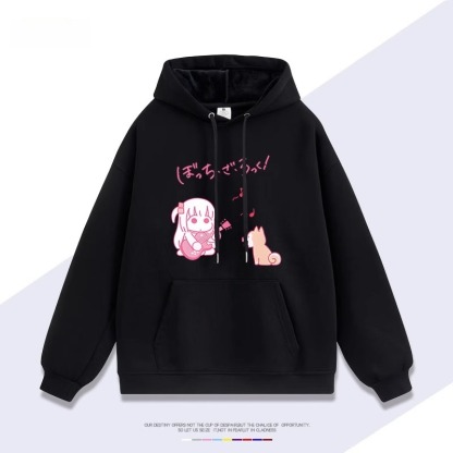 孤獨搖滾 聯名衛衣2025秋冬新款親子情侶裝連帽衛衣