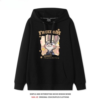 動物方城市新款 親子情侶男女連帽衛衣