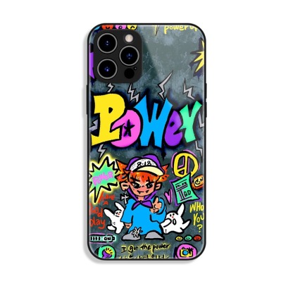 GD權志龍新款高清全包防摔玻璃殼