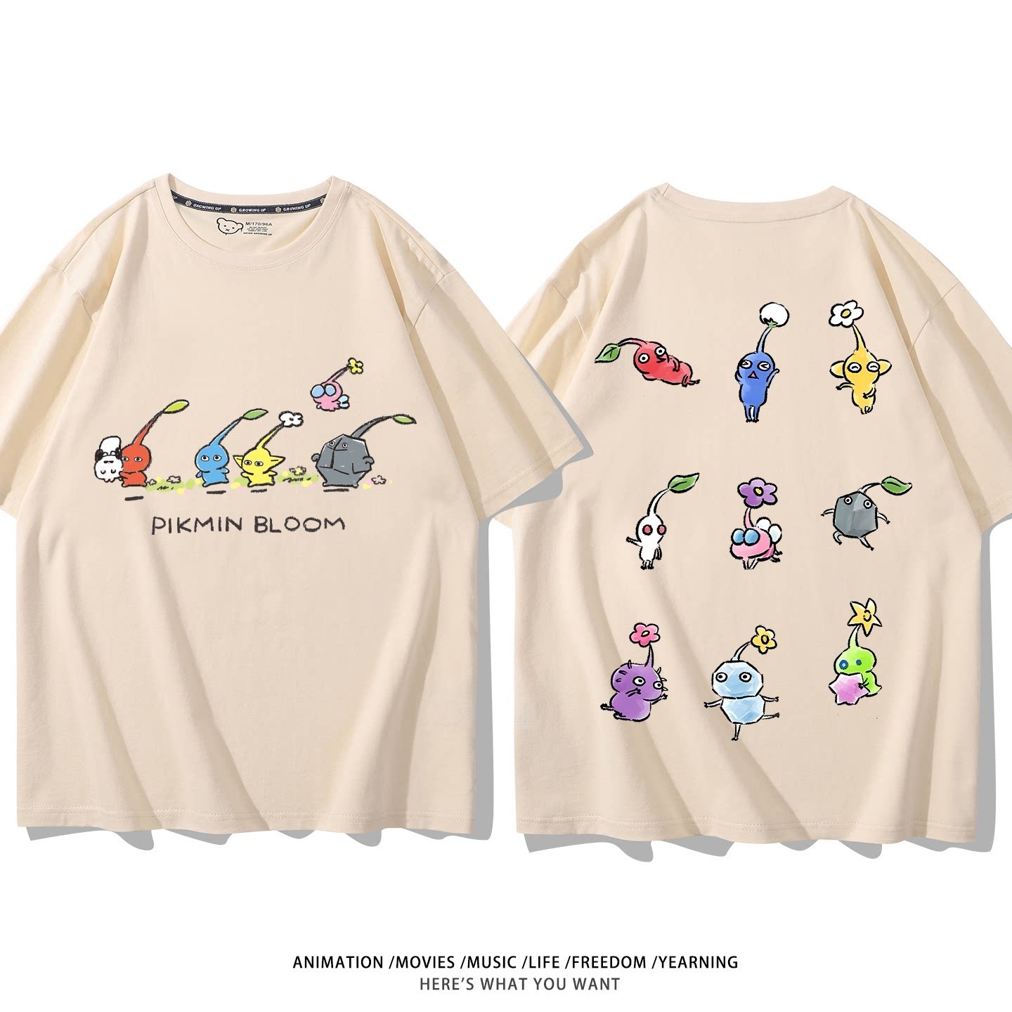 皮克敏PIKMIN4 印花短袖T恤