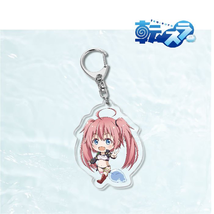 關於我轉生成爲史萊姆那件事萌王利姆露朱菜紫苑靜米莉姆鑰匙扣掛飾【單買三件起送】