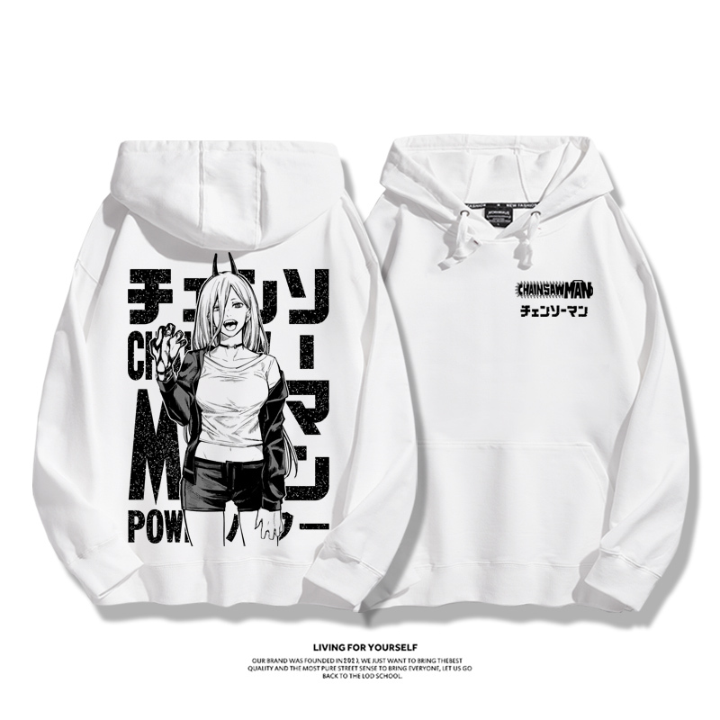 鏈鋸人新款 親子情侶男女款連帽衛衣