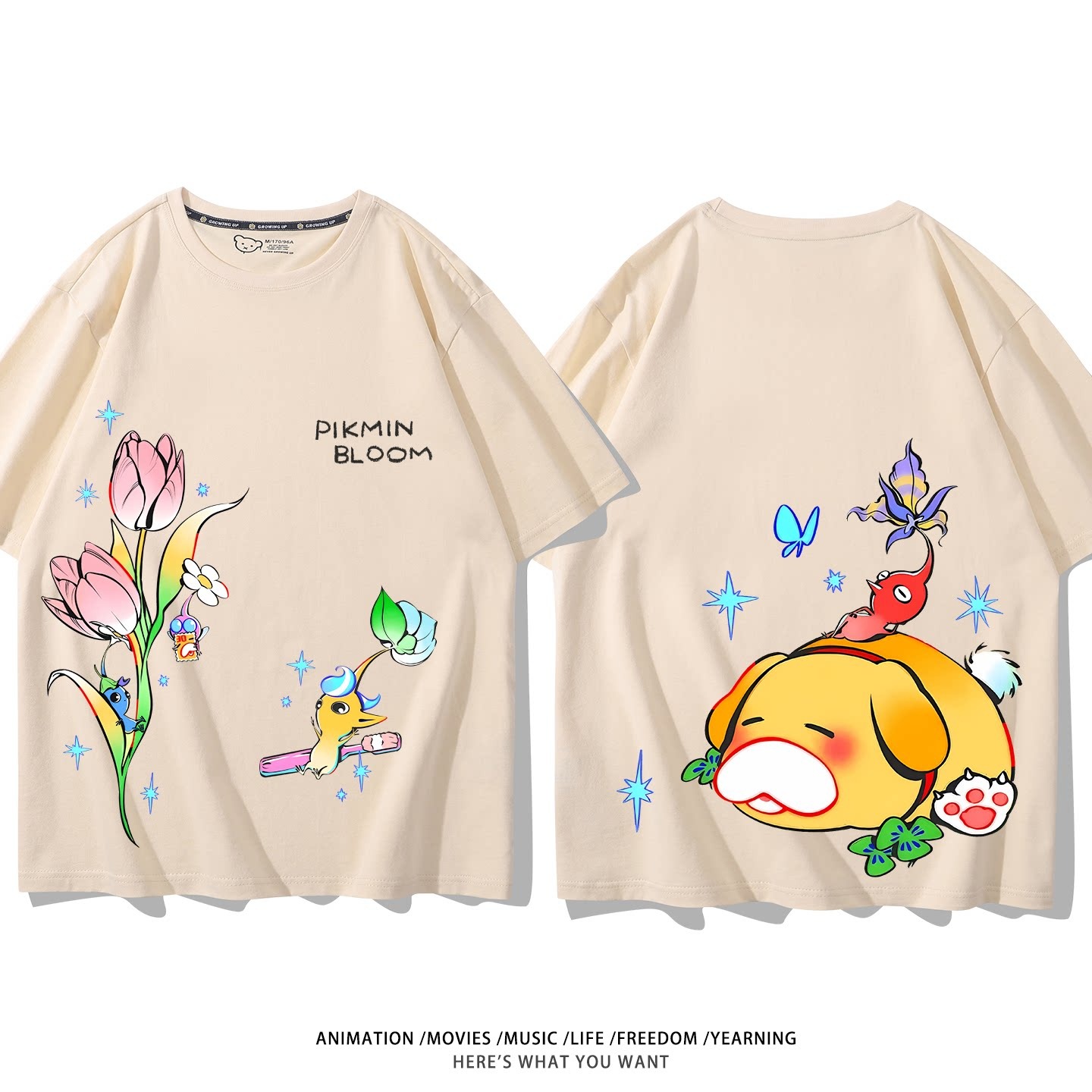 皮克敏PIKMIN4 印花短袖T恤