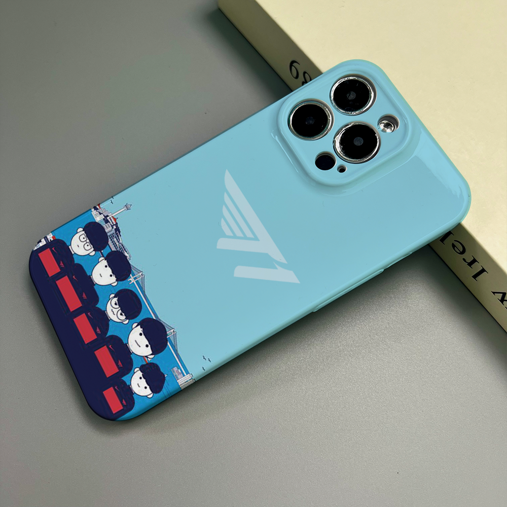 T1戰隊高清彩繪全包防摔菲林殼