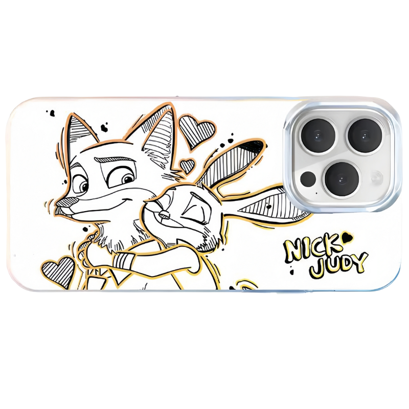 動物方城市極光金防摔手機殼