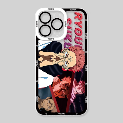 蘋果 系列咒術迴戰天使眼透明防摔軟殼