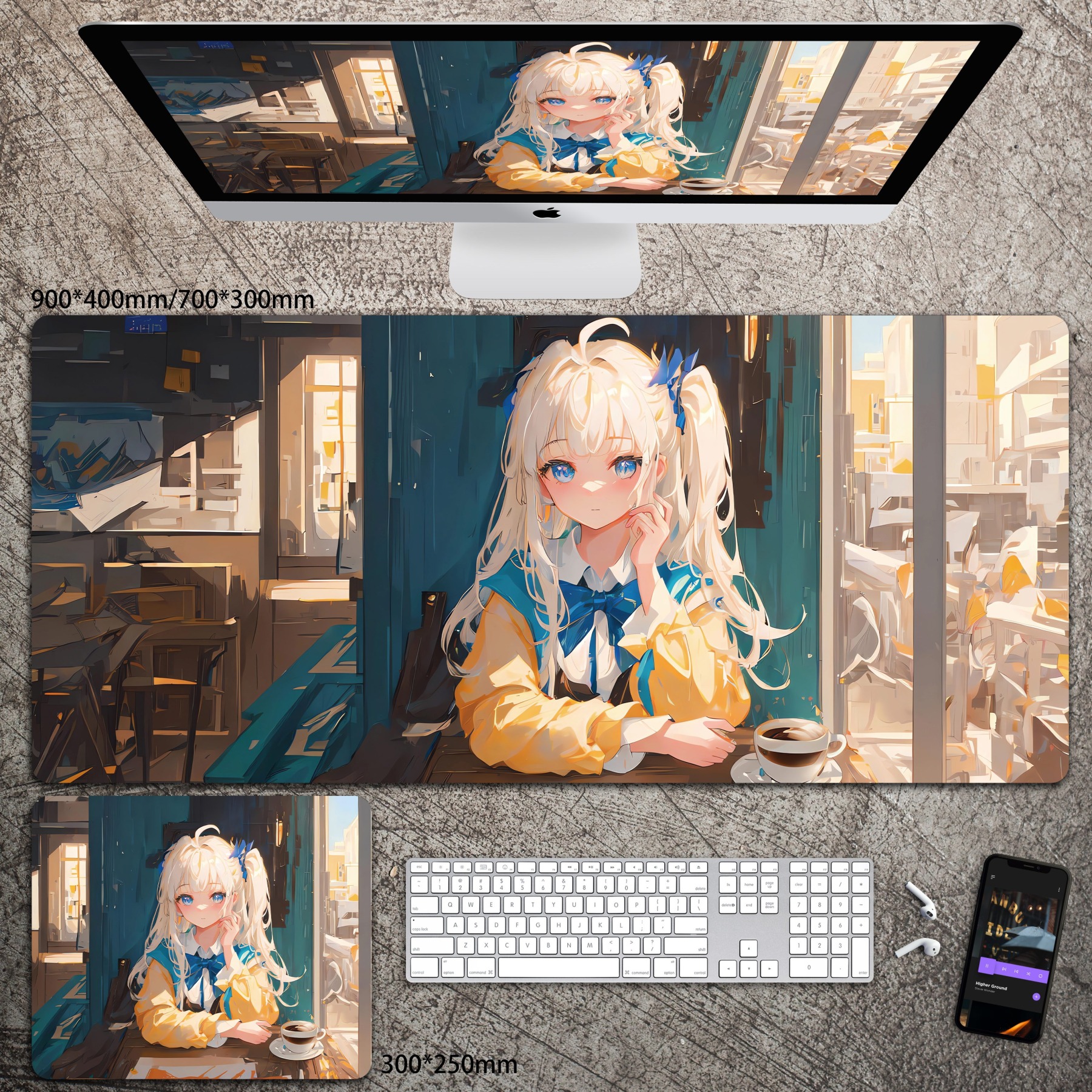 動漫系列 主題桌墊 布質滑鼠墊