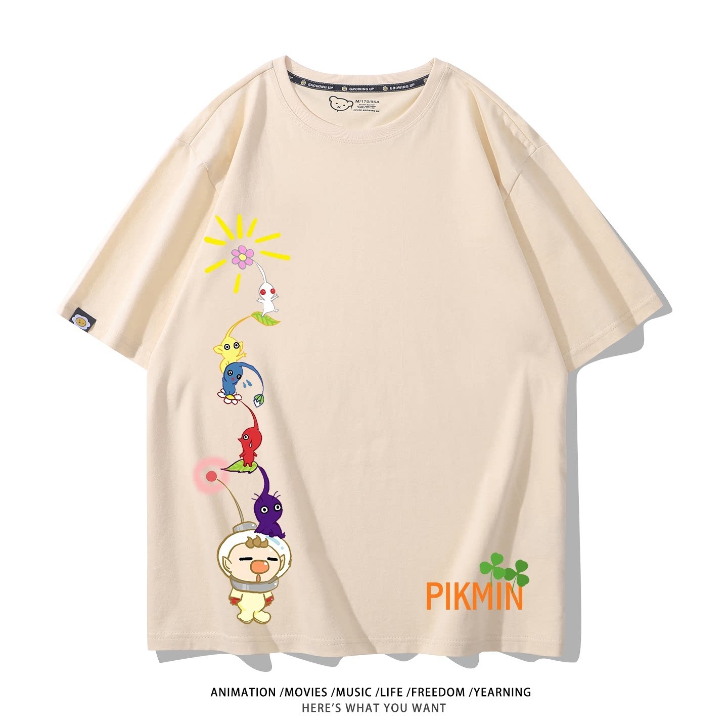 皮克敏PIKMIN4 印花短袖T恤