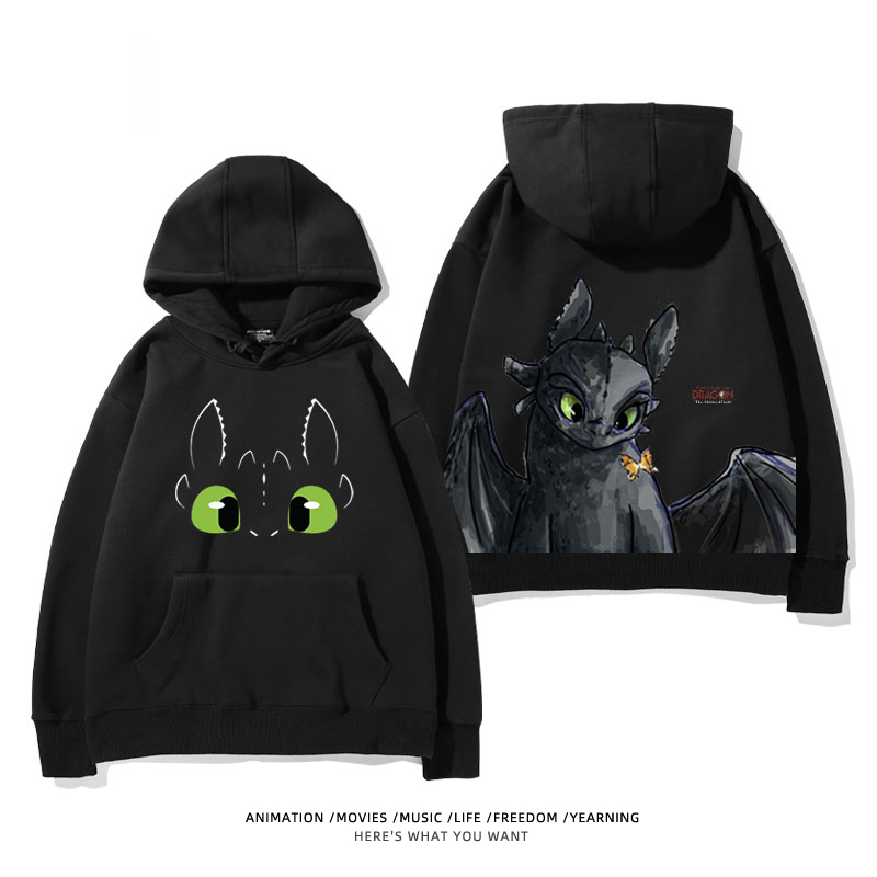 馴龍高手聯名史迪仔 2024秋冬新款親子情侶裝薄絨款連帽衛衣