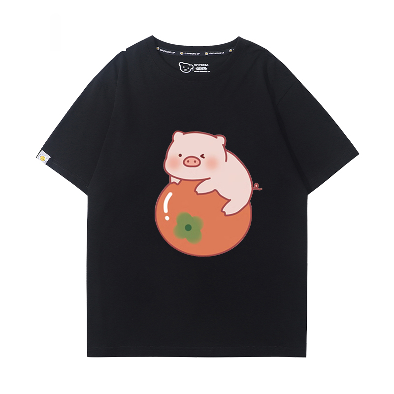 lulu豬 2024親子情侶男女同款 T恤