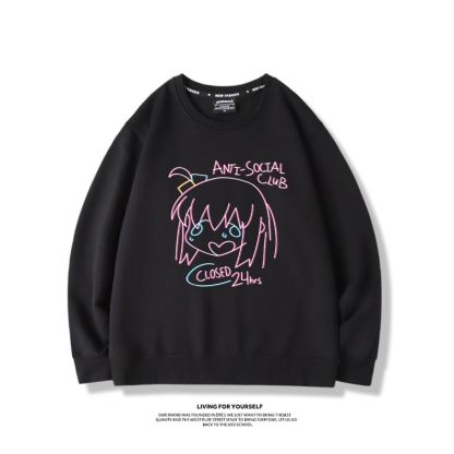 孤獨搖滾2023親子情侶裝 圓領長袖