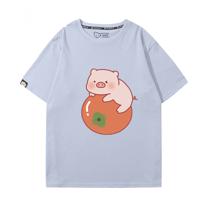 lulu豬 2024親子情侶男女同款 T恤