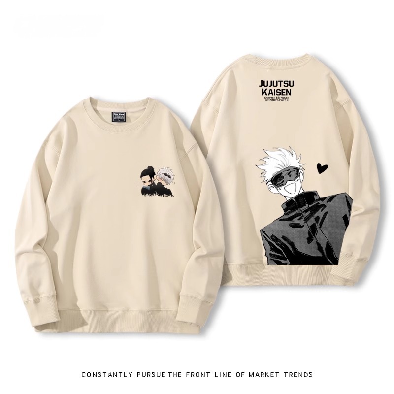 【預售2.25號發貨】鏈鋸人聯名衛衣2024秋冬新款親子情侶裝薄絨款連帽衛衣