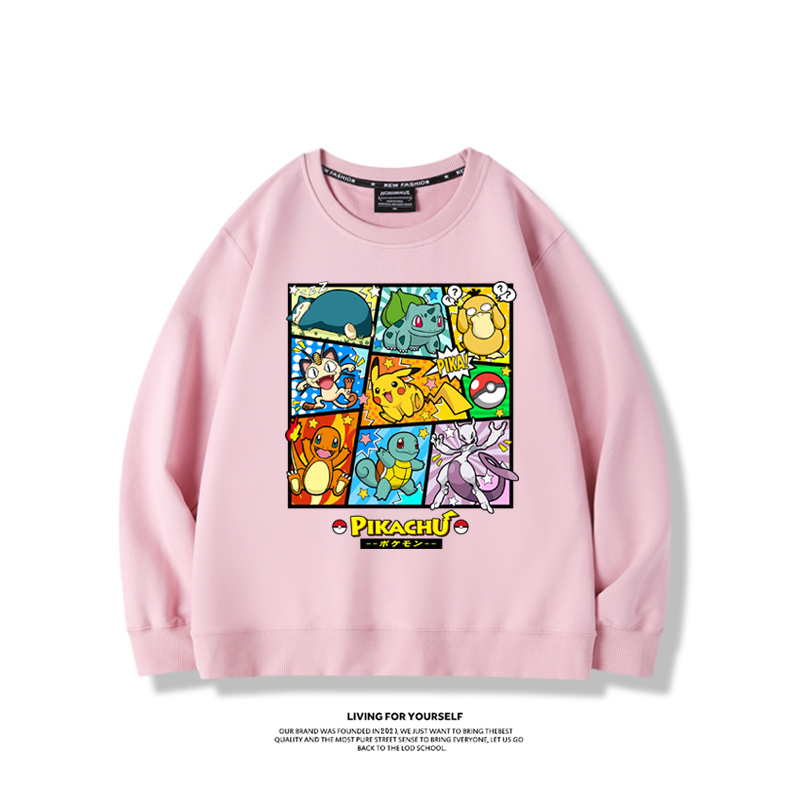 寶可夢2023親子情侶裝 圓領長袖