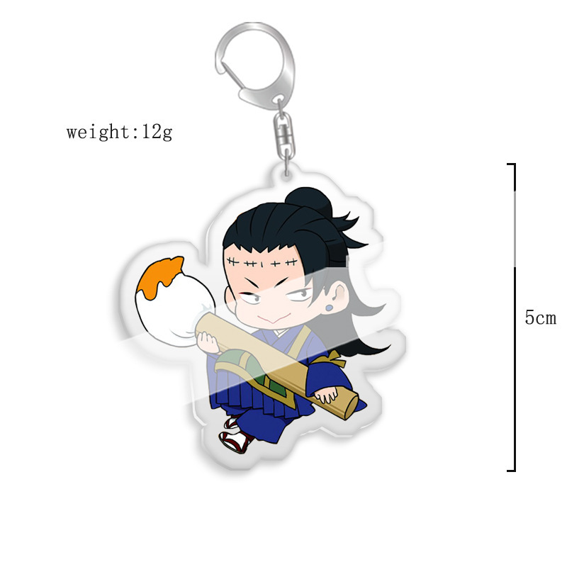 鑰匙扣咒術迴戰伏黑惠五條悟虎杖野薔薇熊貓雙面亞克力掛飾【單買三件起送】