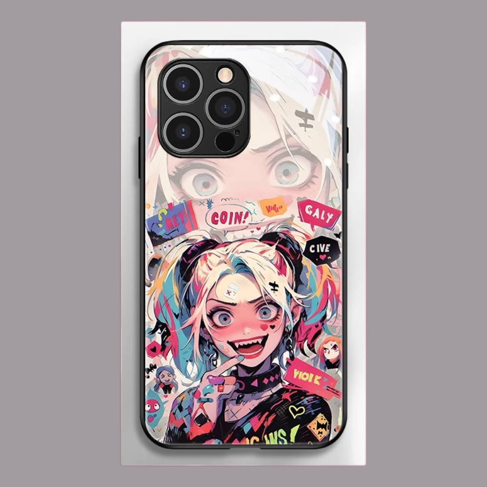 小丑女新款高清全包防摔玻璃殼