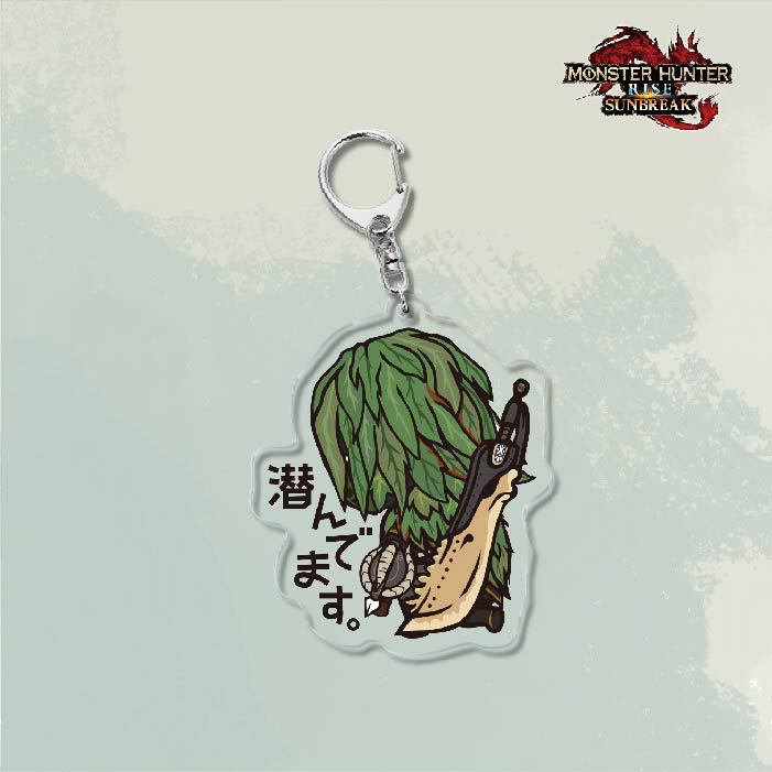 Monster Hunter Rise怪物獵人崛起滅盡龍雪鬼獸冰狼亞力克鑰匙扣掛飾【單買三件起送】