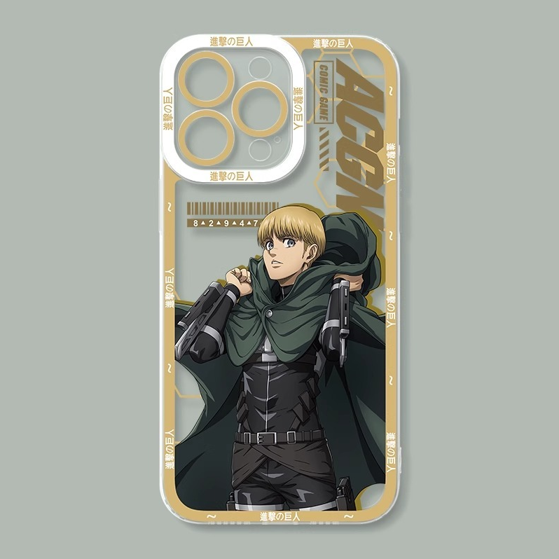 蘋果 系列進擊的巨人天使眼透明防摔軟殼