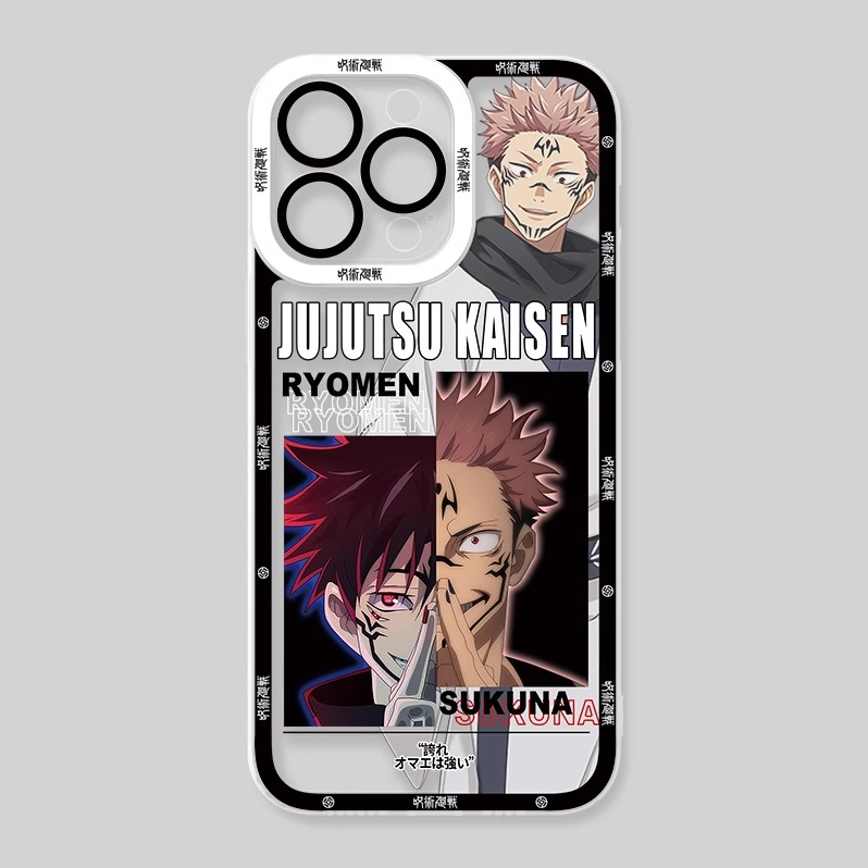 蘋果 系列咒術迴戰天使眼透明防摔軟殼