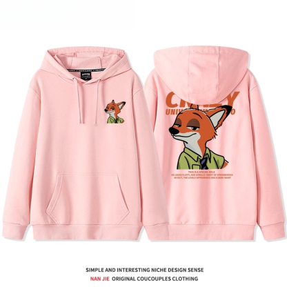 瘋狂動物城 聯名衛衣2025秋冬新款親子情侶裝連帽衛衣