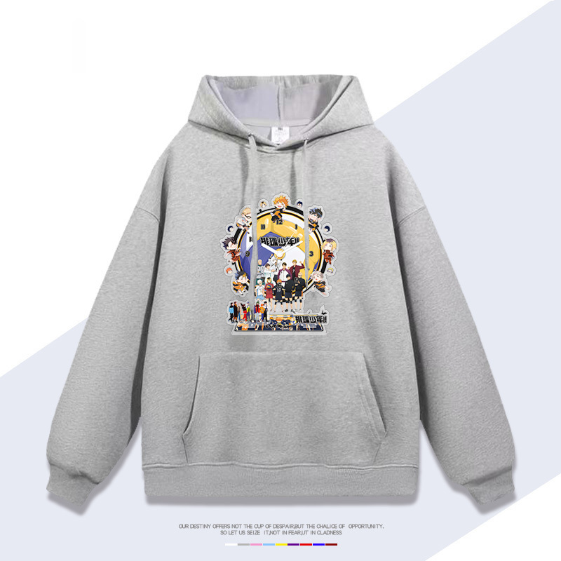 排球少年 聯名衛衣2025秋冬新款 親子情侶裝連帽衛衣