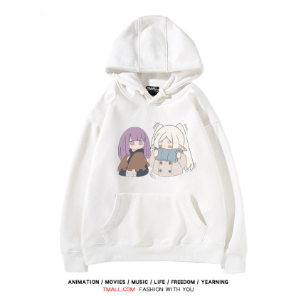 葬送的芙莉蓮 聯名衛衣2024秋冬新款親子情侶裝薄絨款連帽衛衣