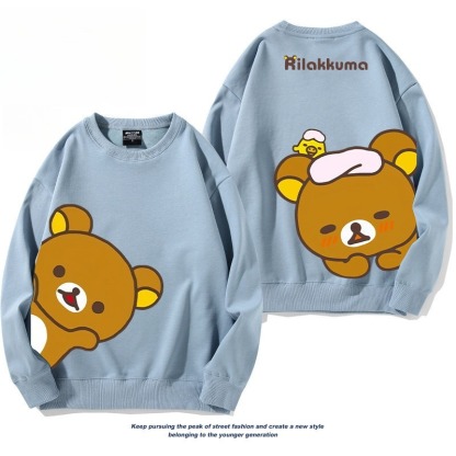 日系拉拉熊 聯名親子情侶裝 圓領長袖