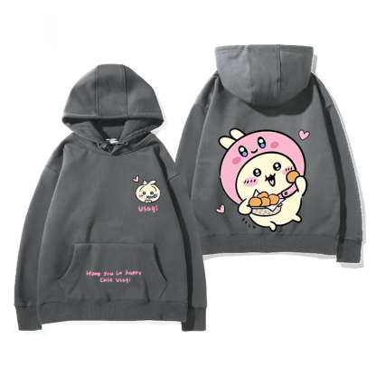 吉伊卡哇chiikawa小可愛吉伊烏薩奇小八聯名周邊衛衣百搭情侶衣服