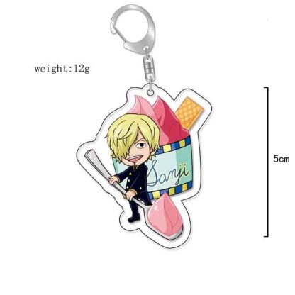 航海王草帽路飛索隆喬巴羅賓亞力克鑰匙扣掛飾【單買三件起送】