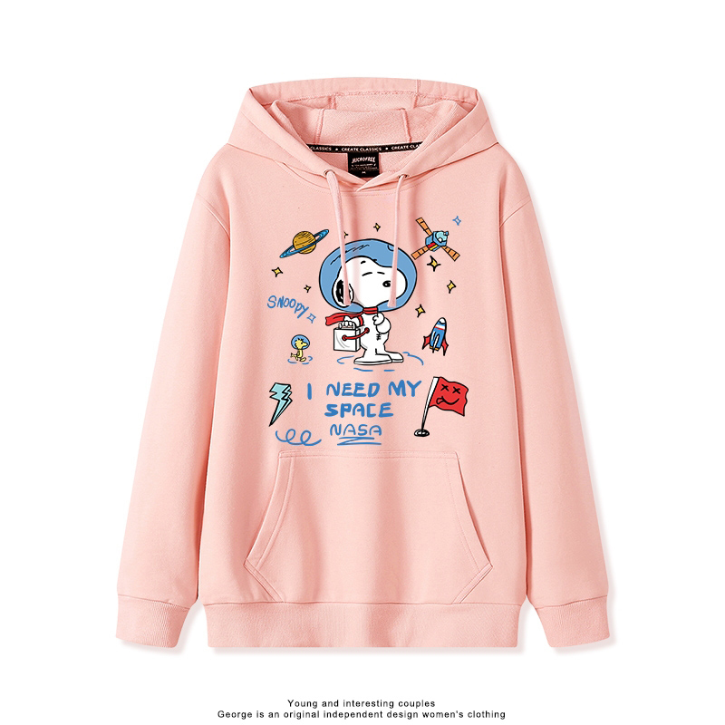 史努比 聯名衛衣2025秋冬新款親子情侶裝連帽衛衣