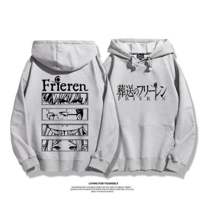 葬送的芙莉蓮2023秋冬新款親子情侶裝薄絨款連帽衛衣