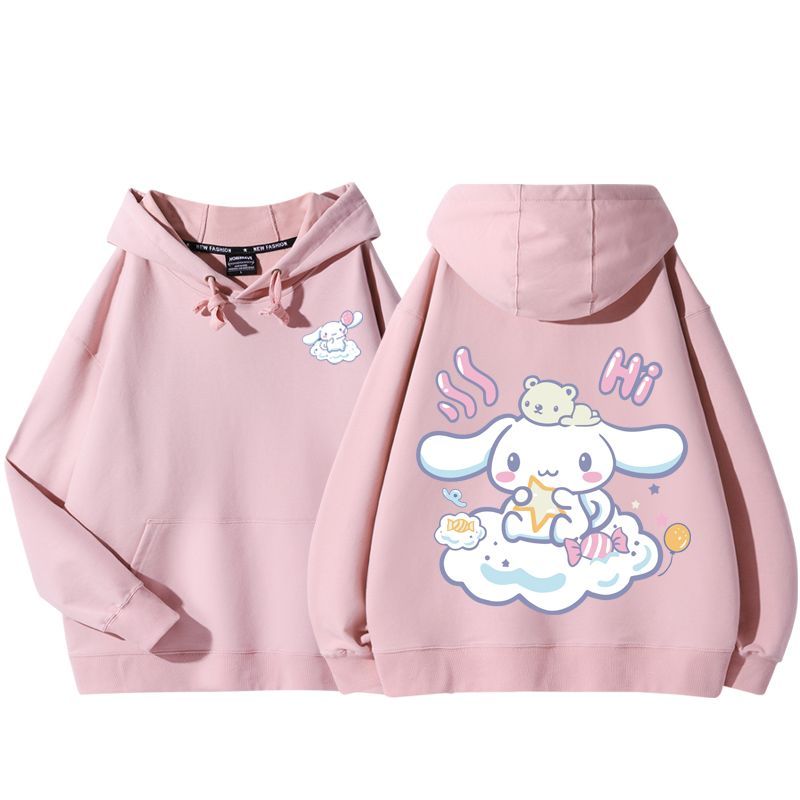 三麗鷗大耳朵狗聯名衛衣2025秋冬新款親子情侶裝連帽衛衣