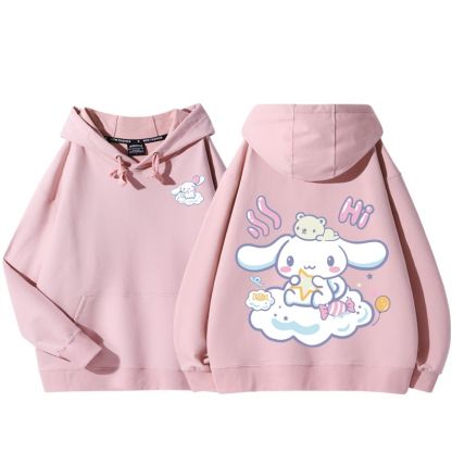 三麗鷗大耳朵狗聯名衛衣2025秋冬新款親子情侶裝連帽衛衣