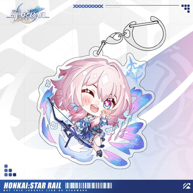 崩壞星穹鐵道愛莉希雅彥卿希露瓦景元白露姬子亞克力鑰匙扣掛飾【單買三件起送】