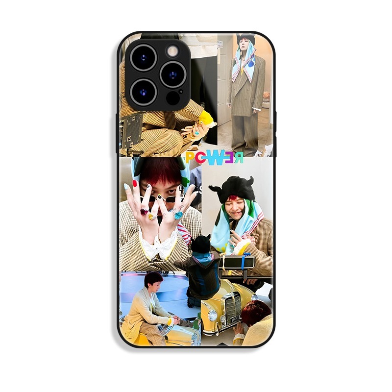 GD權志龍新款高清全包防摔玻璃殼