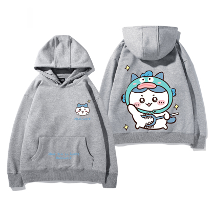 吉伊卡哇chiikawa小可愛吉伊烏薩奇小八聯名周邊衛衣百搭情侶衣服