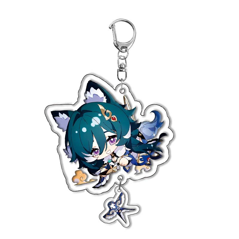 崩壞星穹鐵道愛莉希雅彥卿希露瓦景元白露姬子亞克力鑰匙扣掛飾【單買三件起送】