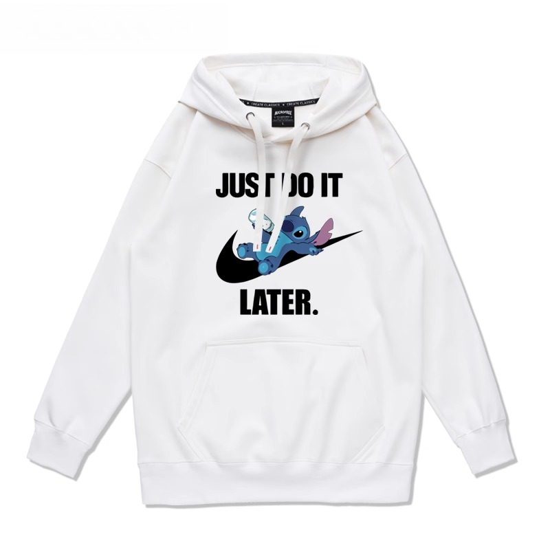 史迪仔卡通 聯名衛衣2025秋冬新款 親子情侶裝連帽衛衣