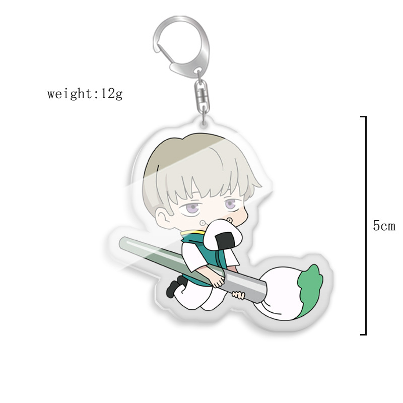 鑰匙扣咒術迴戰伏黑惠五條悟虎杖野薔薇熊貓雙面亞克力掛飾【單買三件起送】