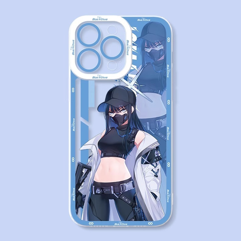 蘋果 系列蔚藍檔案天使眼透明防摔軟殼