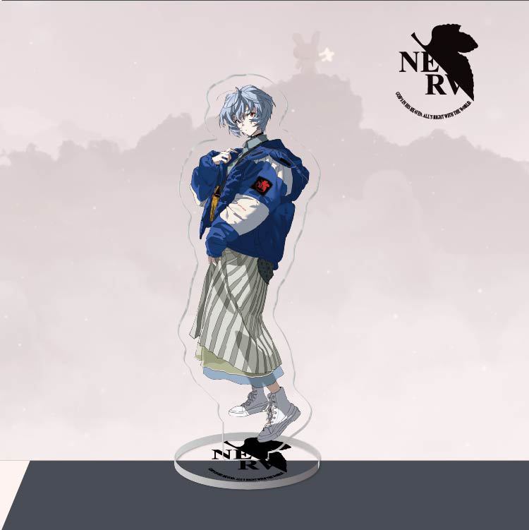 福音EVA綾波麗立牌動漫周邊亞克力鑰匙扣明日香真希波碇真嗣渚薰掛飾【單買三件起送】