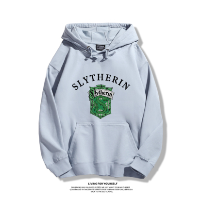 哈利波特聯名衛衣2023秋冬新款親子情侶裝薄絨款連帽衛衣