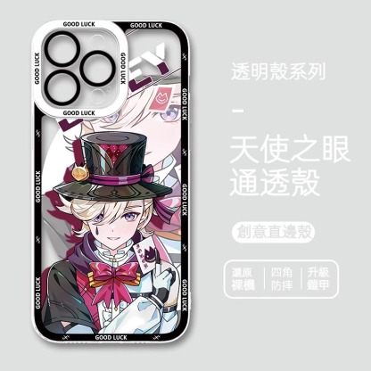 蘋果 系列原神楓丹天使眼透明防摔軟殼