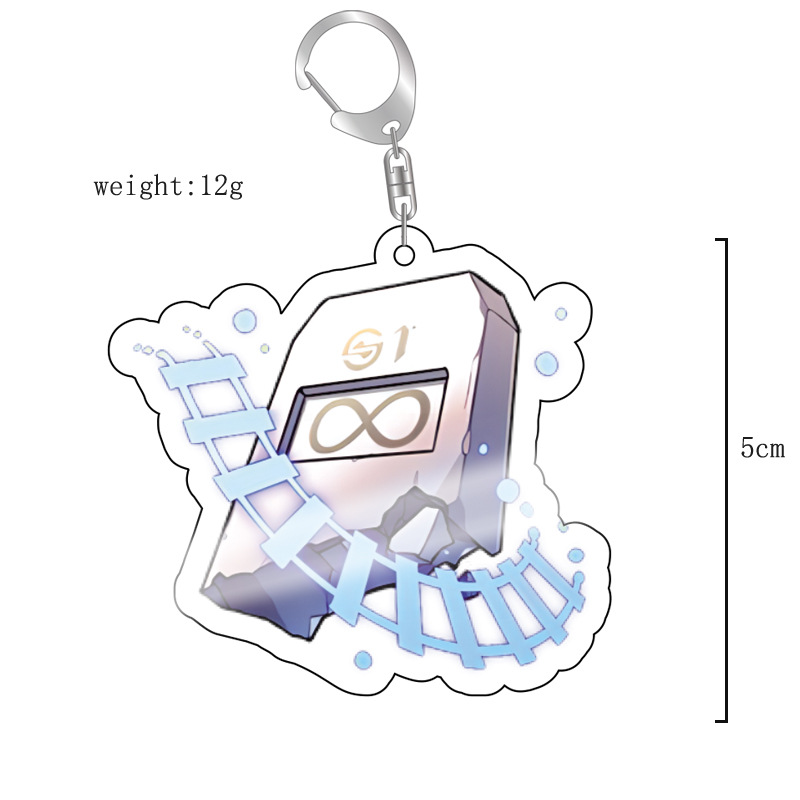 崩壞星穹鐵道愛莉希雅彥卿希露瓦景元白露姬子亞克力鑰匙扣掛飾【單買三件起送】