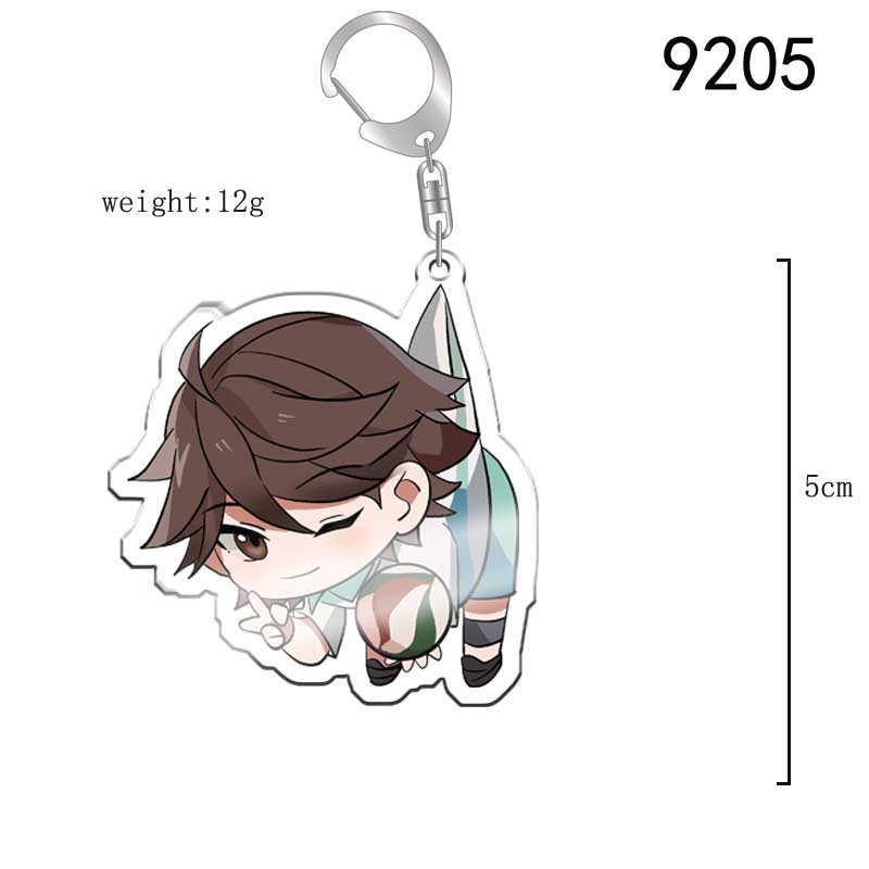 排球少年周邊亞力克鑰匙扣影山飛雄日向翔陽孤爪研磨西谷夕及川徹 掛飾【單買三件起送】