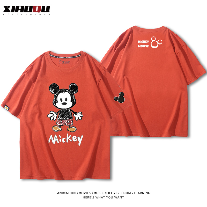 迪士尼米老鼠 2024親子情侶裝 圓領長袖